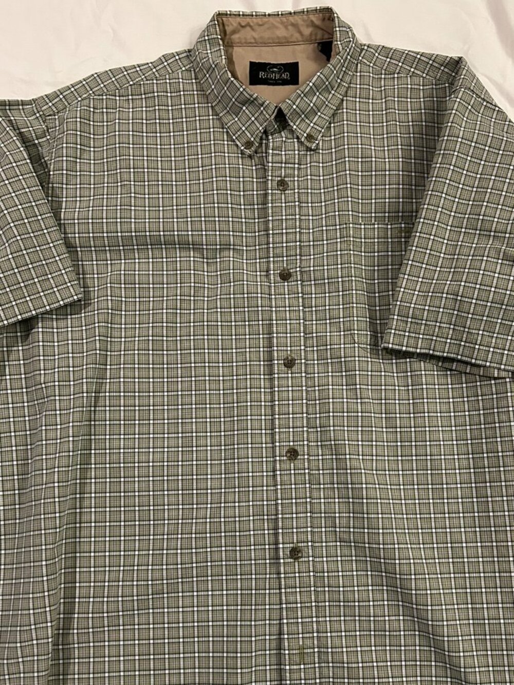 Men's Red Head, 100% cotton short sleeve shirt 2 XL